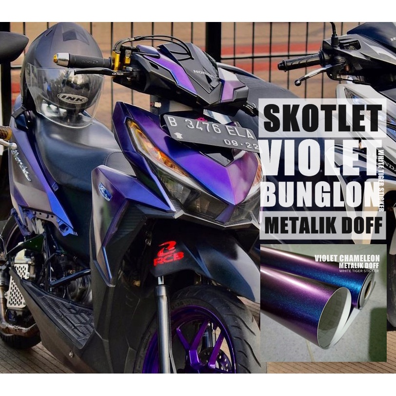 SKOTLET STIKER MOTOR VIOLET BUNGLON DOFF SKOTLET BUNGLON DOFF SCOTLITE BUNGLON STIKER BUNGLON DOF SC