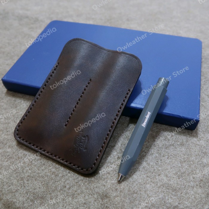 

Leather Double Pen Case - KAWECO SPORT