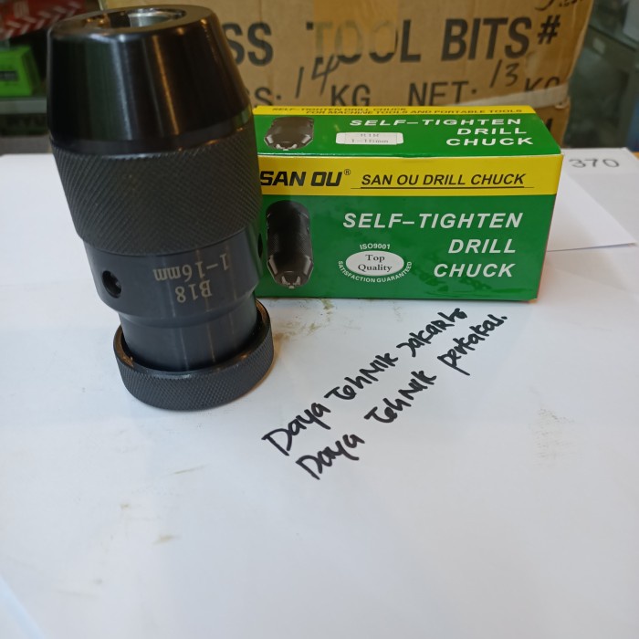 sanou kepala bor keyless 1-16mm b18 / kepala bor Milling keyless 16mm MTA