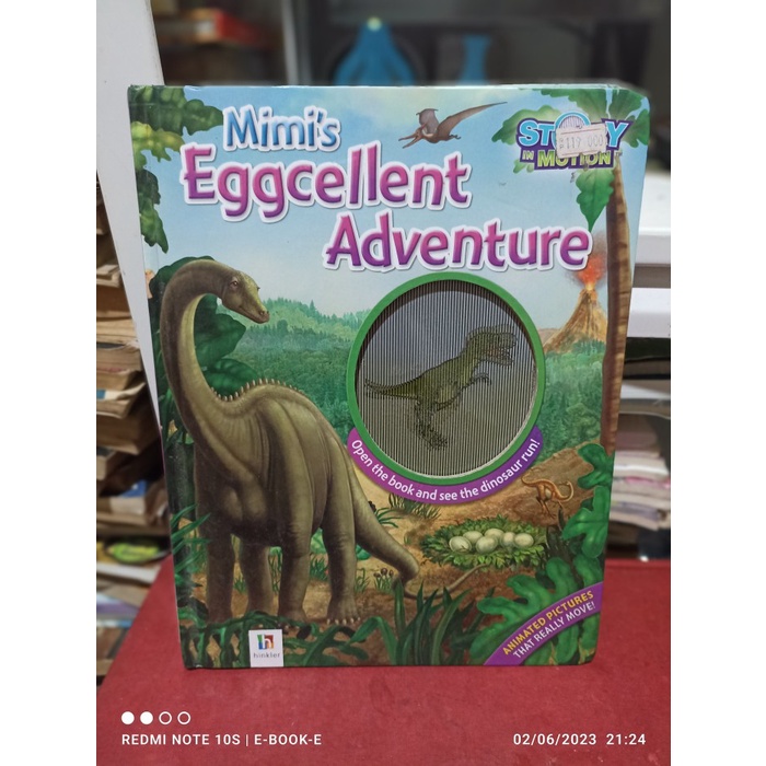 buku cerita anak bahasa inggris mimis eggcellent adventure animated HC