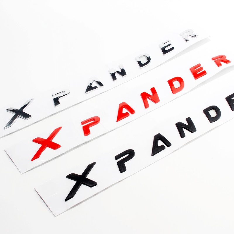 Xpander Emblem Badge Stiker Mobil Untuk Mitsubishi XPANDER Kap Depan Modifikasi Label Aksesoris Logo Bagasi Belakang Dekorasi