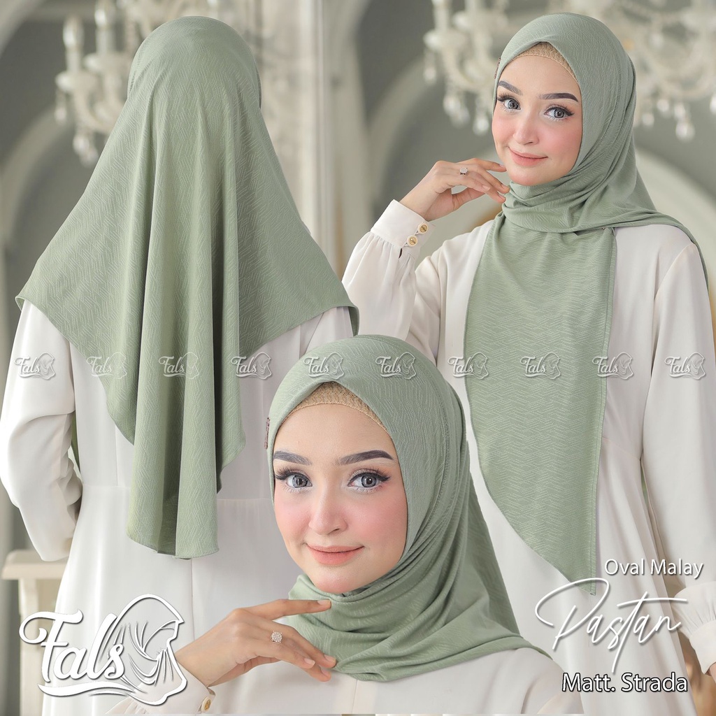 Jilbab Phasmina Instan Malay Oval By Fals