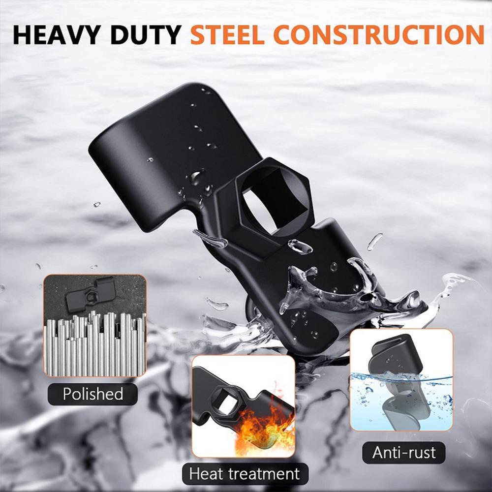 Lanfy Kunci Inggris Extender Adapter Hex Metal Universal Alat Perbaikan Rumah Spanner Konversi Driver Extension Tool