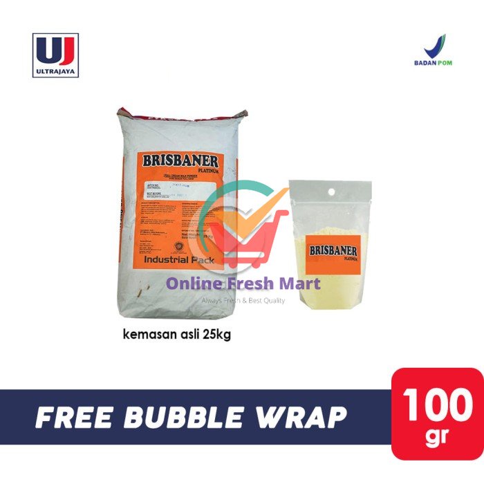 

Brisbaner Platinum Premix Susu Full Cream Bubuk [100 gr] - Online Fresh Mart Denpasar