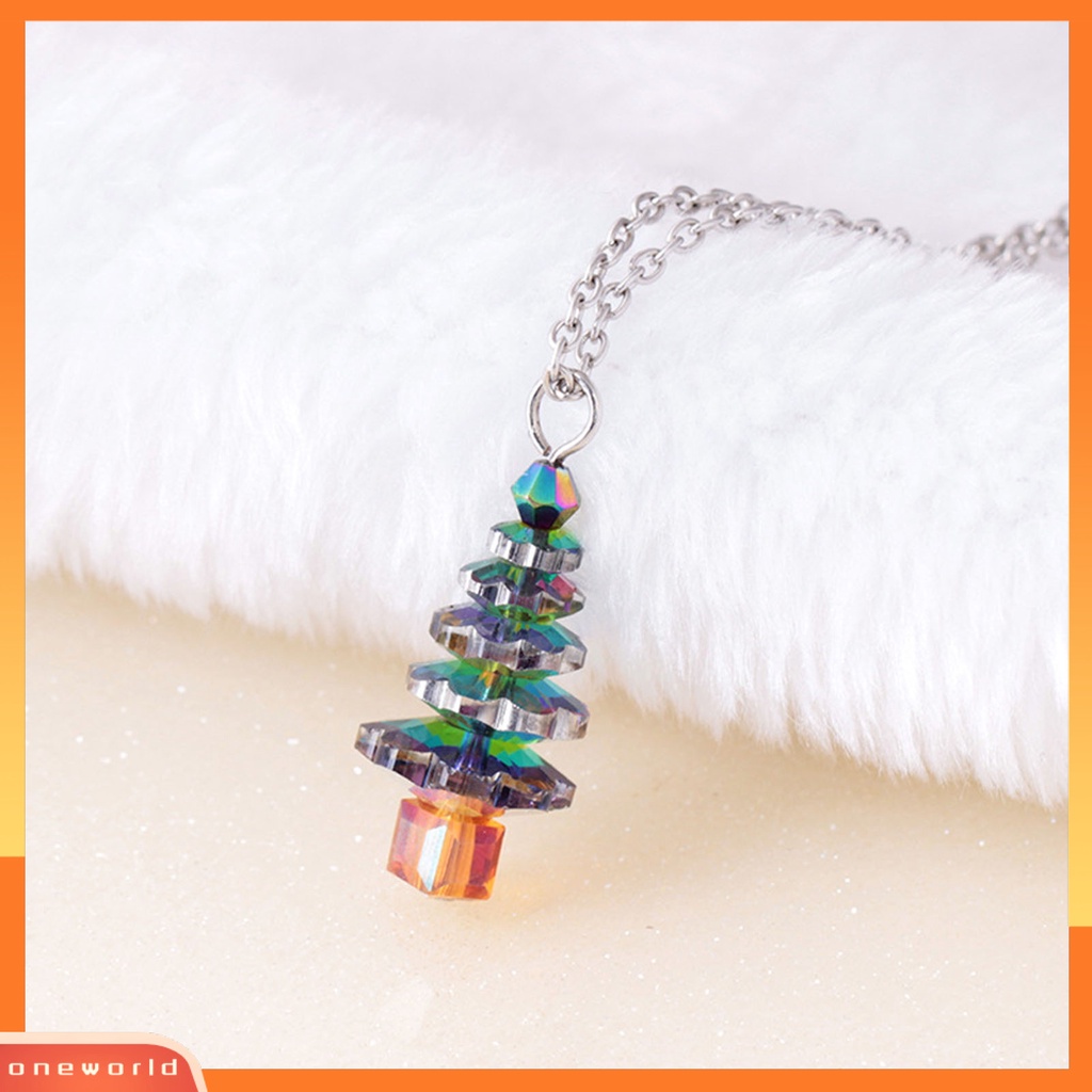 [WOD] Anting Menjuntai Nordic Pengerjaan Halus Bergaya Pohon Natal Kait Anting Kalung Untuk Gadis