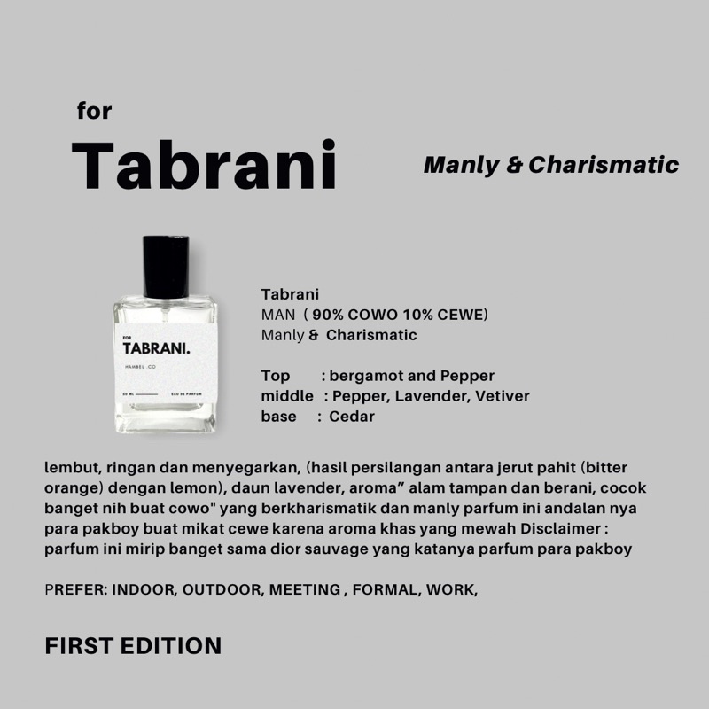 HAMBEL.CO - For Tabrani - BUY 1 GET 1 FREE