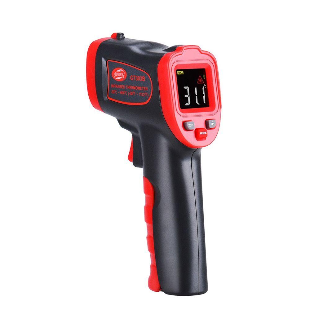 TOP Termometer Infrared Digital Industrial Untuk Masak Dapur Genggam Bukan Untuk Manusia -58°F~752°F (-50°C~400°C)