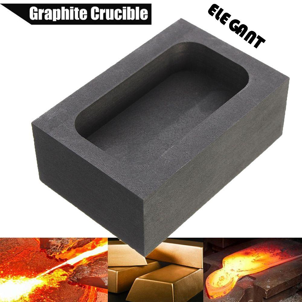 [Elegan] Graphite Crucible 5OZ Scrap Leleh Untuk Emas Perak 55*37*20mm Bangunan Logam