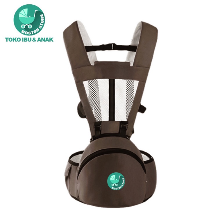 Bostonstore Gendongan Bayi Depan Polos Hipseat baby carrier 0~36 bulan / Gendongan Bayi Depan Hipseat / Baby Carrier / Baby Carrier M shape / Baby Carrier Hipseat / Baby Carrier Newborn / Baby Carrier Baby Safe / Gendongan Bayi / Gendongan Bayi Depan