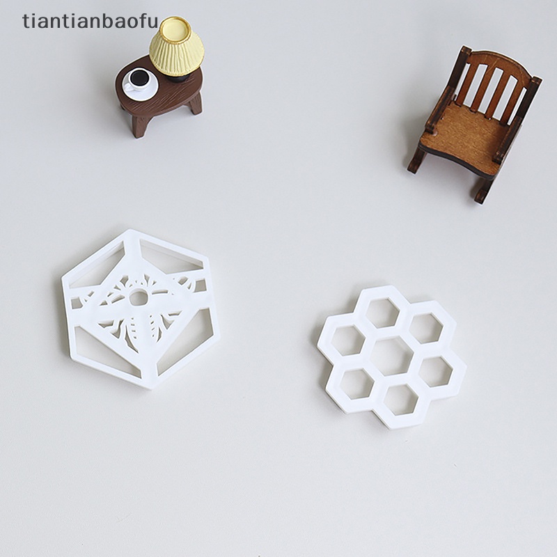 [tiantianbaofu] Honeycomb Cookie Cutter Serangga Honeybee Pattern Fondant Biskuit Embosser Cetakan Butik