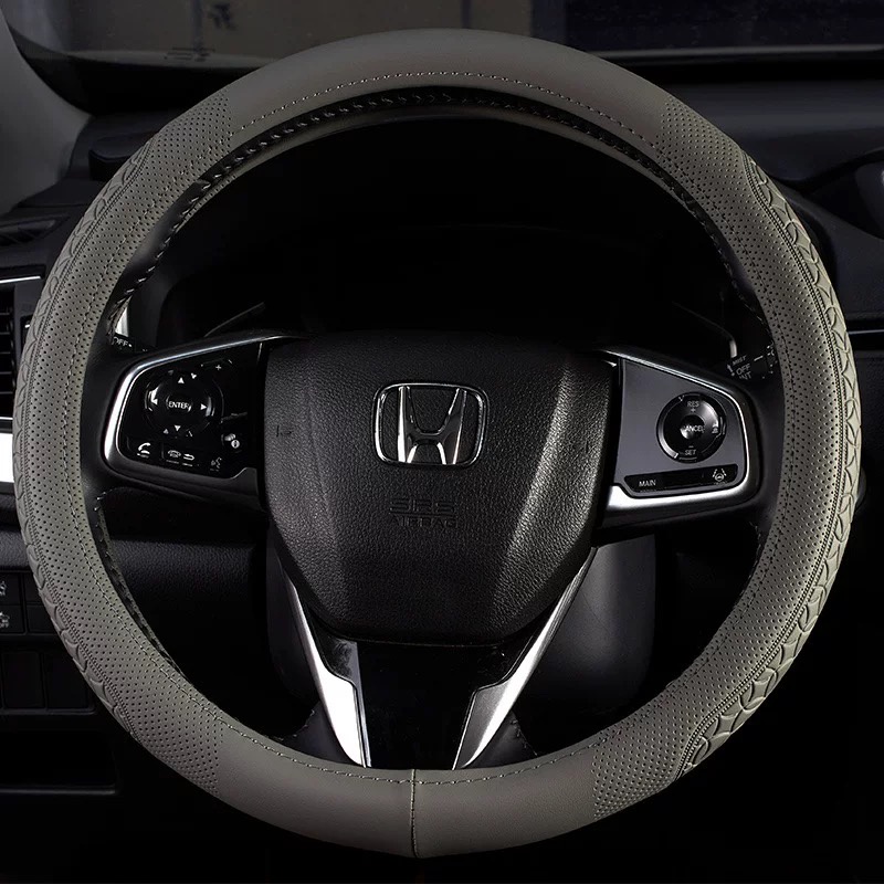 For Toyota Leather Steering Wheel Cover Penutup Stereng Vios Altis Camry Yaris Hilux Avanza Vellfire Innova