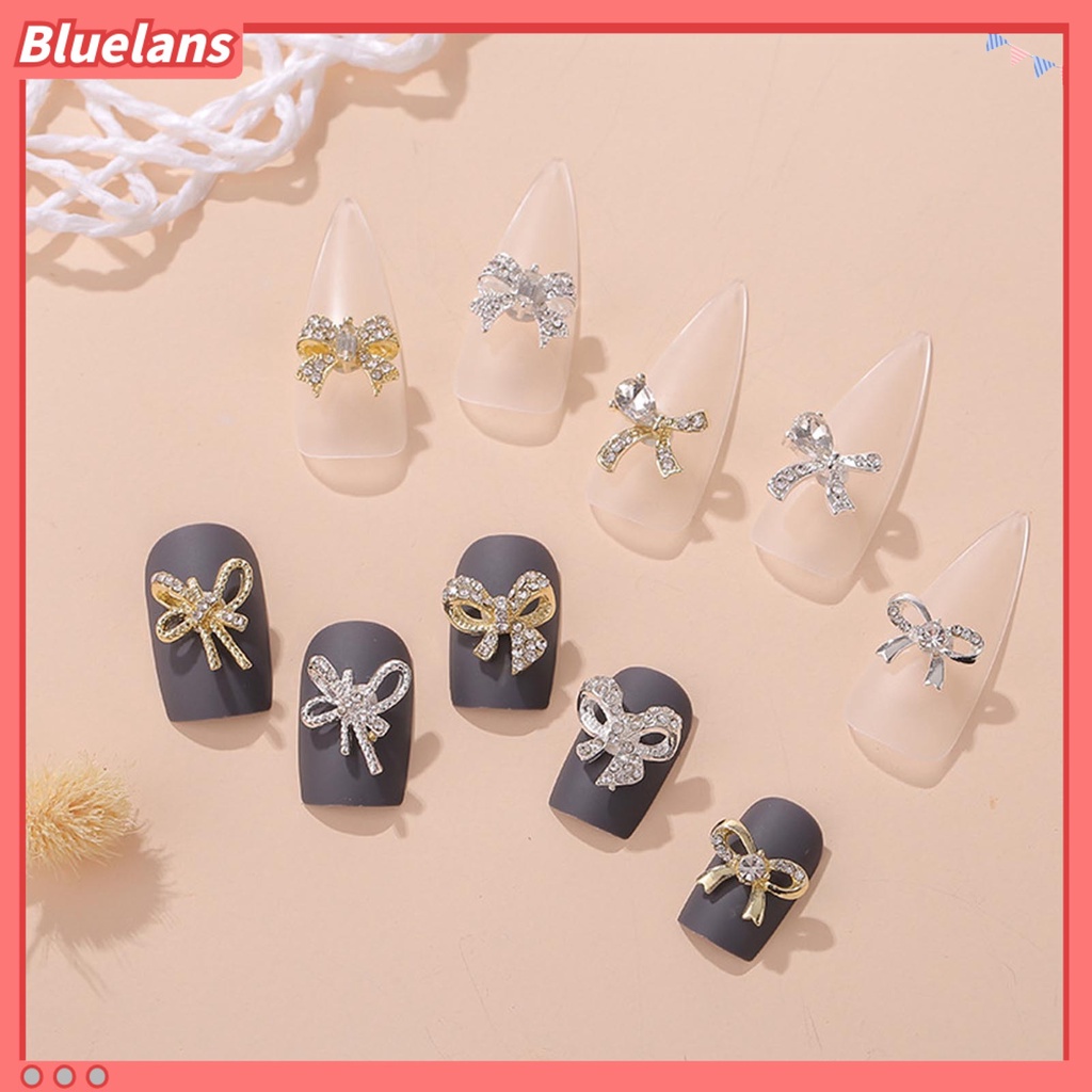 [BLM] 10pcs /Set Hiasan Kuku DIY Perhiasan Tahan Lama Ringan Glitter Pernis Manicures Nails Art Aksesoris Untuk Perempuan