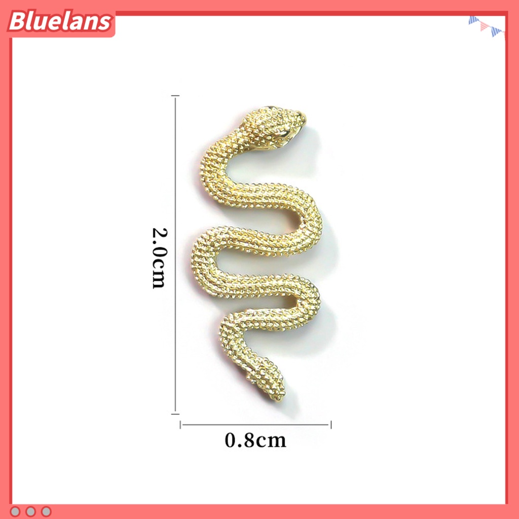 [BLM] 10pcs /Set Hiasan Kuku DIY Perhiasan Glitter Minimalis Ular Artistik Novelty Nail Jewelry Untuk Wanita