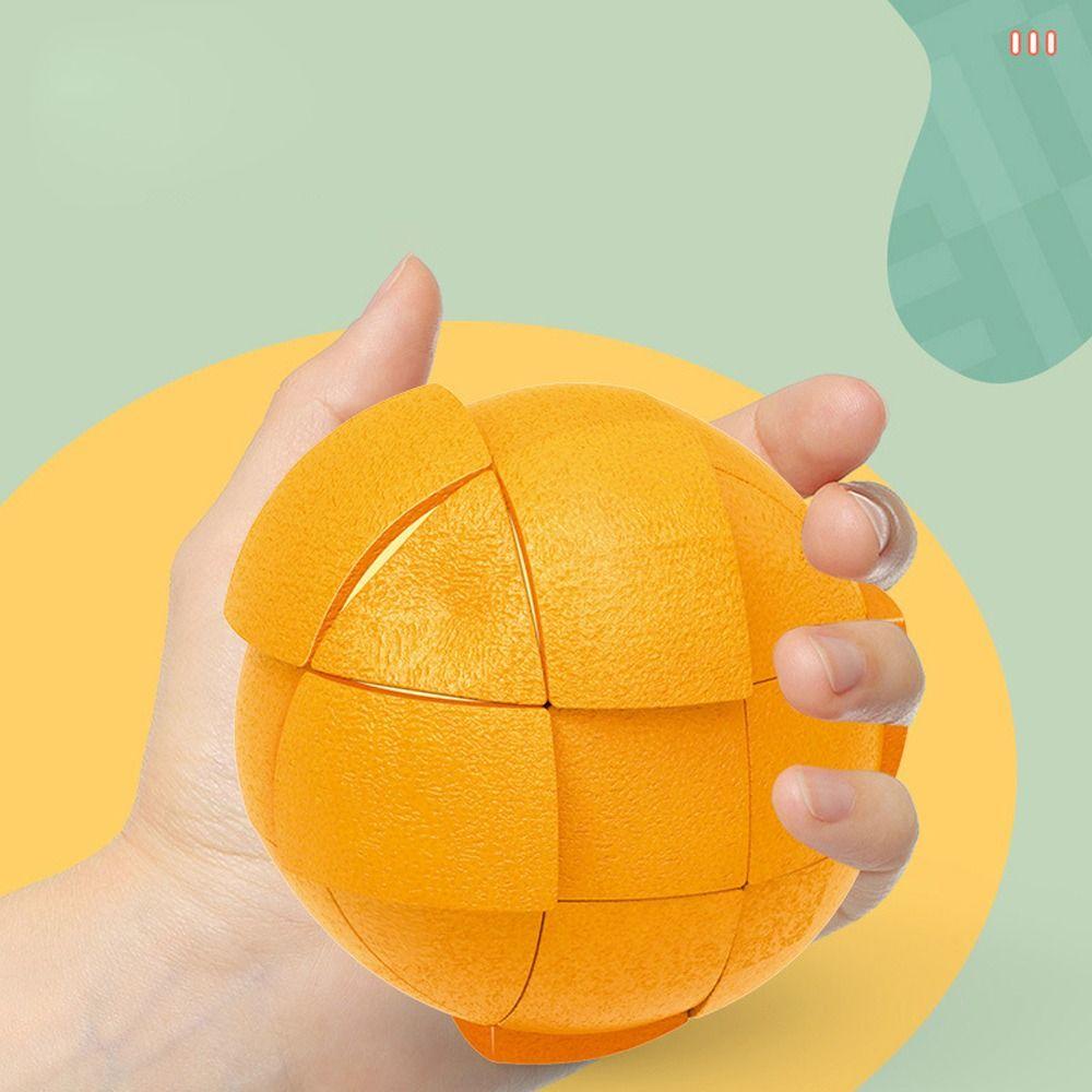 [Elegan] Gesper Buah Puzzle Lucu Kemampuan Langsung 3D Mainan Interaktif Montessori Mainan Edukasi Lemon Orange Anak Puzzle Edukasi Dini