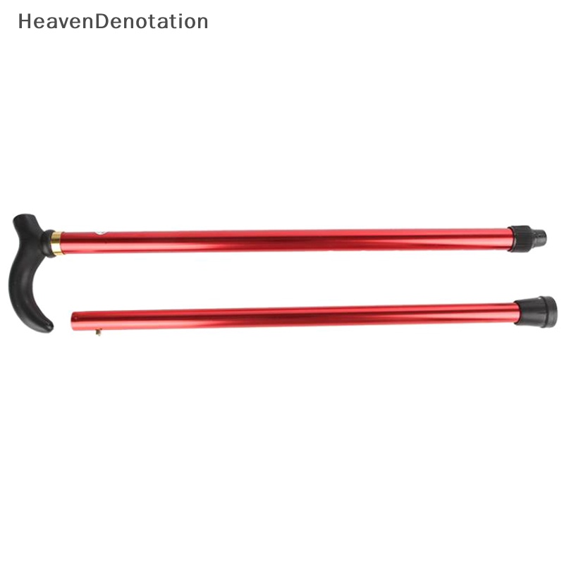 [HeavenDenotation] Tongkat Berjalan Adjustable 2bagian Stabil Anti Selip Kruk Orang Tua Hiking Cane HDV