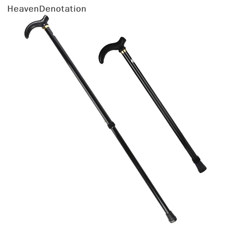 [HeavenDenotation] Tongkat Berjalan Adjustable 2bagian Stabil Anti Selip Kruk Orang Tua Hiking Cane HDV