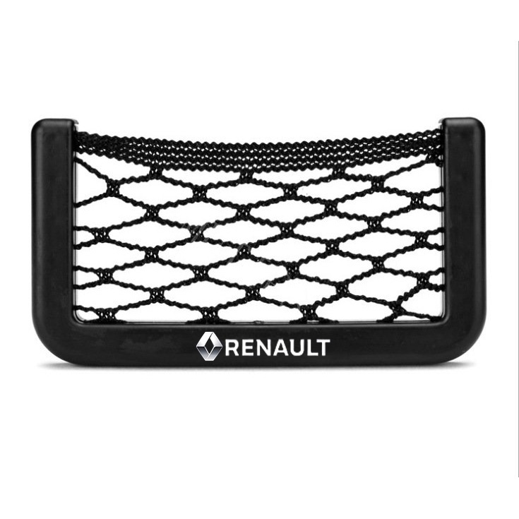 Renault Tas Penyimpanan Jaring Kursi Mobil Universal Berkualitas Tinggi Ponsel Holder Saku Untuk Megane2 Sandero Kwid Logan Captur Scenic Kiger Clio Fluence Duster Koleos