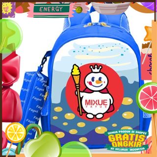 VIRALL  Tas MIXUE tas es krim sekolah ransel anak PAUD TK SD | unisex | laki | perempuan/ Taman berm