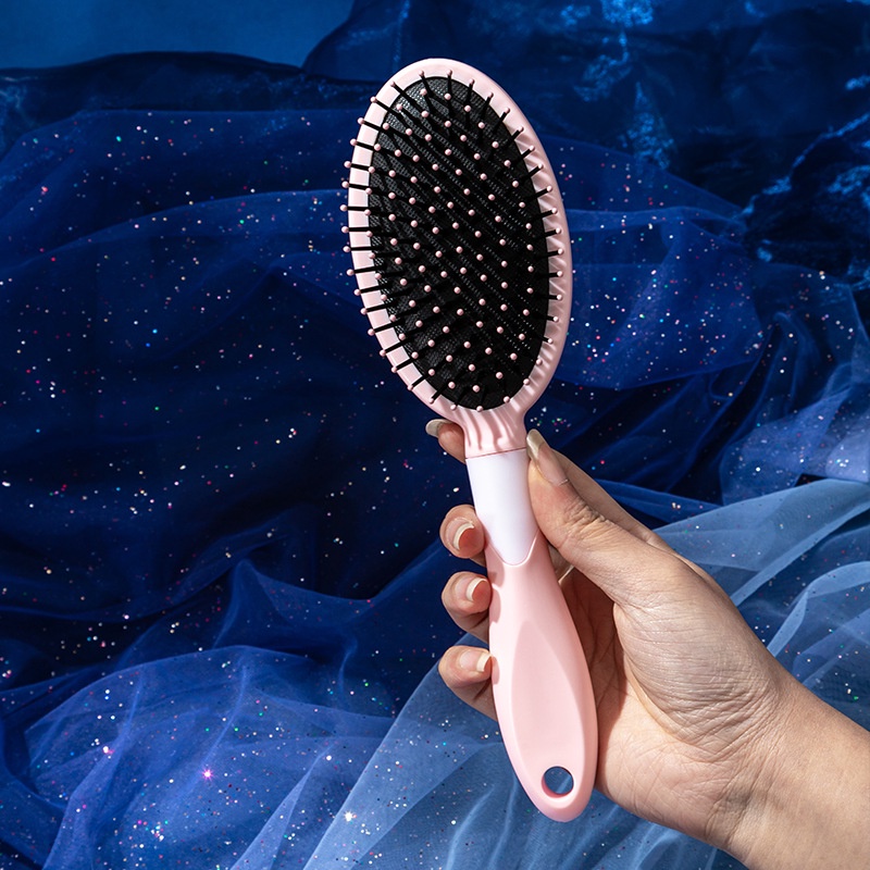 Sisir rambut jenis round cushion brush empat variasi warna barang import dengan harga grosir