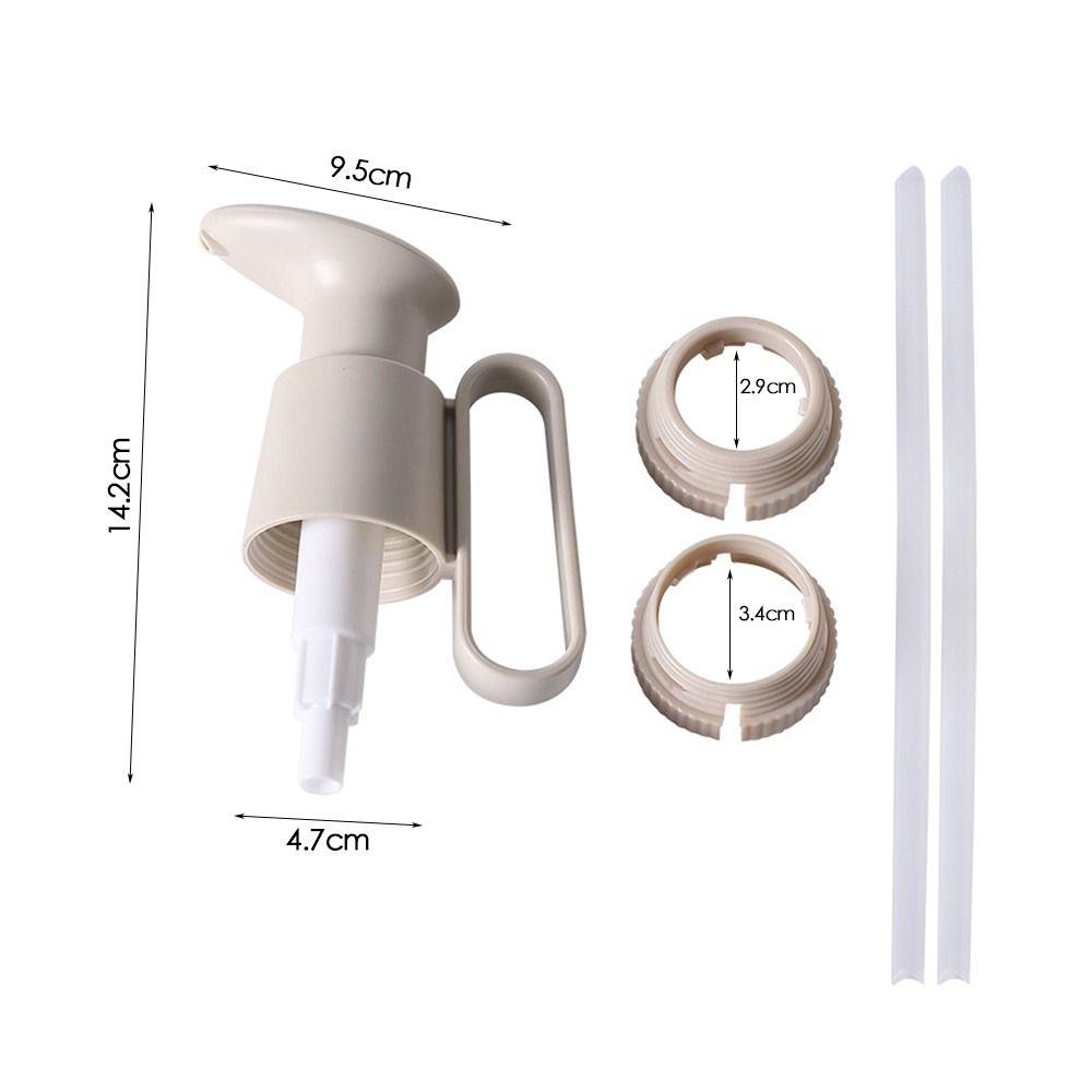 R-FLOWER Nozzle Botol Sirup Portable Push-type Sauce Plastic Pump Bottle Nozzle Household Pumps Botol Stopper Dispenser