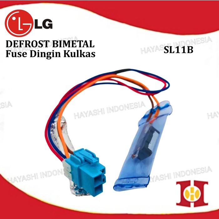 Defrost Bimetal Fuse Kulkas LG Dingin Dalam Luar 4 Kabel Terpisah