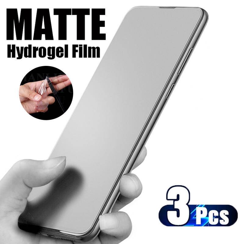 3pcs Matte Hydrogel Film Pelindung Layar Untuk OPPO A97 A96 A95 A94 A93 A92 A91 A9 A8 A74 A73 A72 A7 A5S A58 Full Cover TPU Film Untuk Untuk OPPO A55 A54 A53 A3S A36 A35 A32 A3 A1K A15