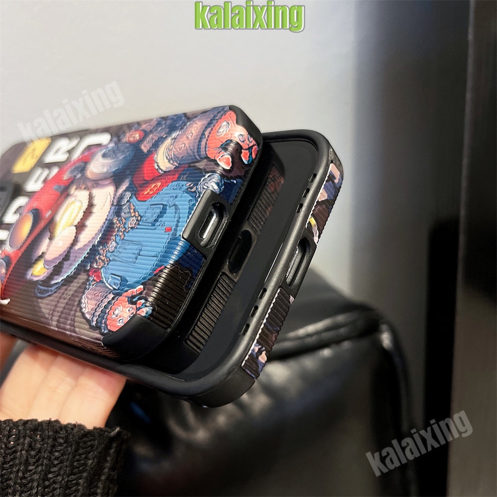 IPHONE Casing Kulit Mario Mekanik Untuk Iphone11 12 13 14 Pro Max14 Plus Xs Max X XR 78 Plus Soft Back Cover