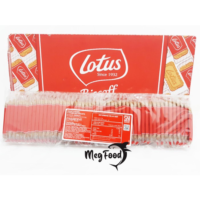 

Biscuit Lotus Biscoff|Biskuit Karamel Isi 50pcs-312g