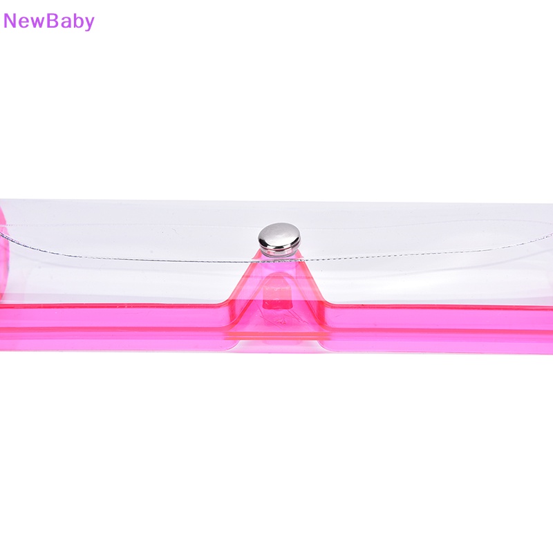 Newbaby New Stylish Bening Transparan PVC Soft Eye Pelindung Kacamata Kotak Case Holder ABU ID