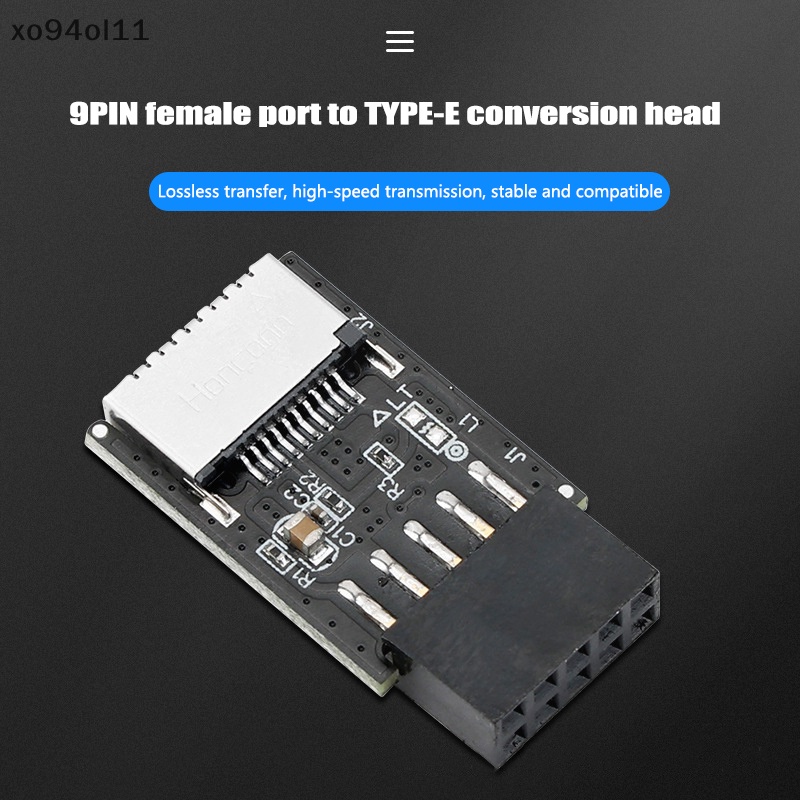 Header XO 9Pin Female Ke Type-E Adapter Motherboard 9-pin Extension Tipe-E Ke Key-A Converter Adapter OL