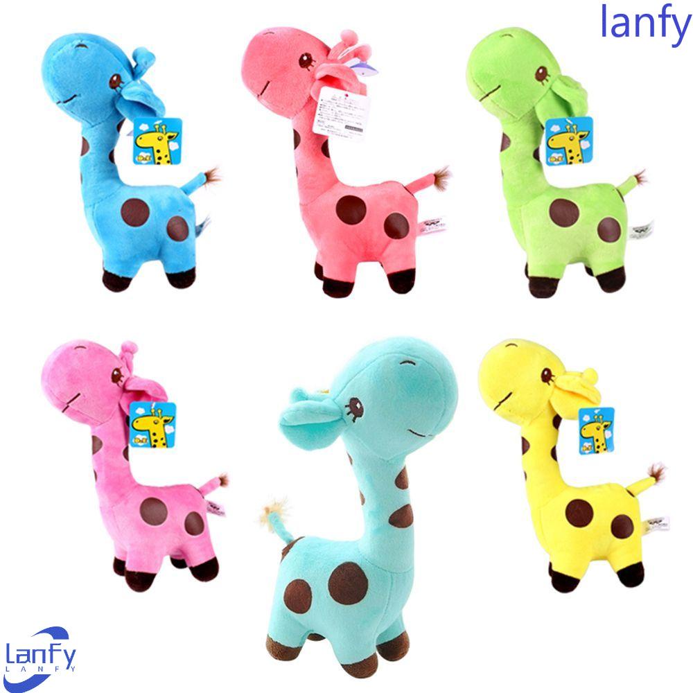 Lanfy Boneka Jerapah Mewah Kawaii Kualitas Tinggi Hadiah Ulang Tahun Kecil Boneka Boneka Boneka