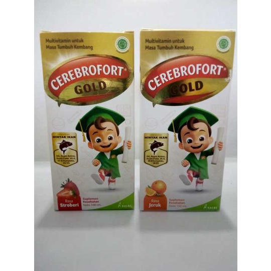 Cerebrofort Gold 100ml ORIGINAL-BPOM