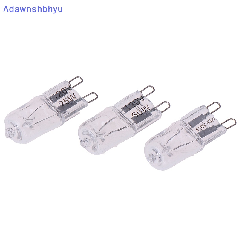 Adhyu 10Pcs G9 Pin Haen 120V 25W 40W 60W Lampu Bohlam JCD G9 ID