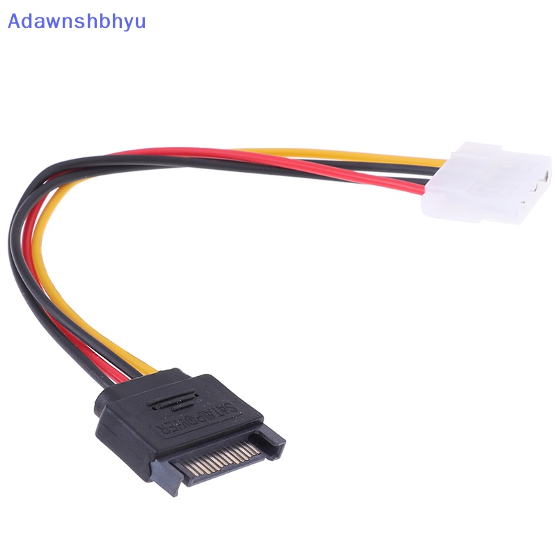 Kabel Power Adhyu SATA to IDE 15pin SATA Male to Molex IDE 4pin Female Cable Adapter ID