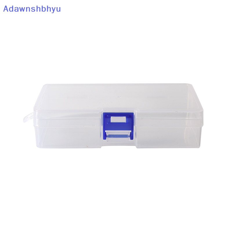 Adhyu 1pc Transparan Pemikat Pancing tackle hook Kotak Penyimpanan Plastik container case ID