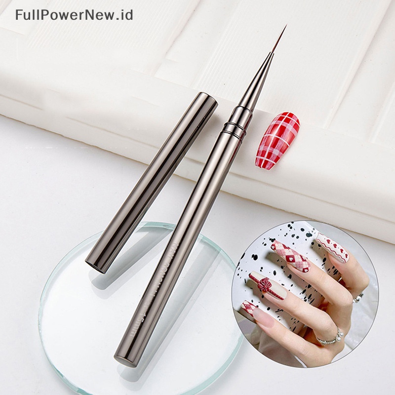 Power Nail Art Brushes Liner Detailer Striping Brush Gel Polish Manicure Nail Art DIY ID