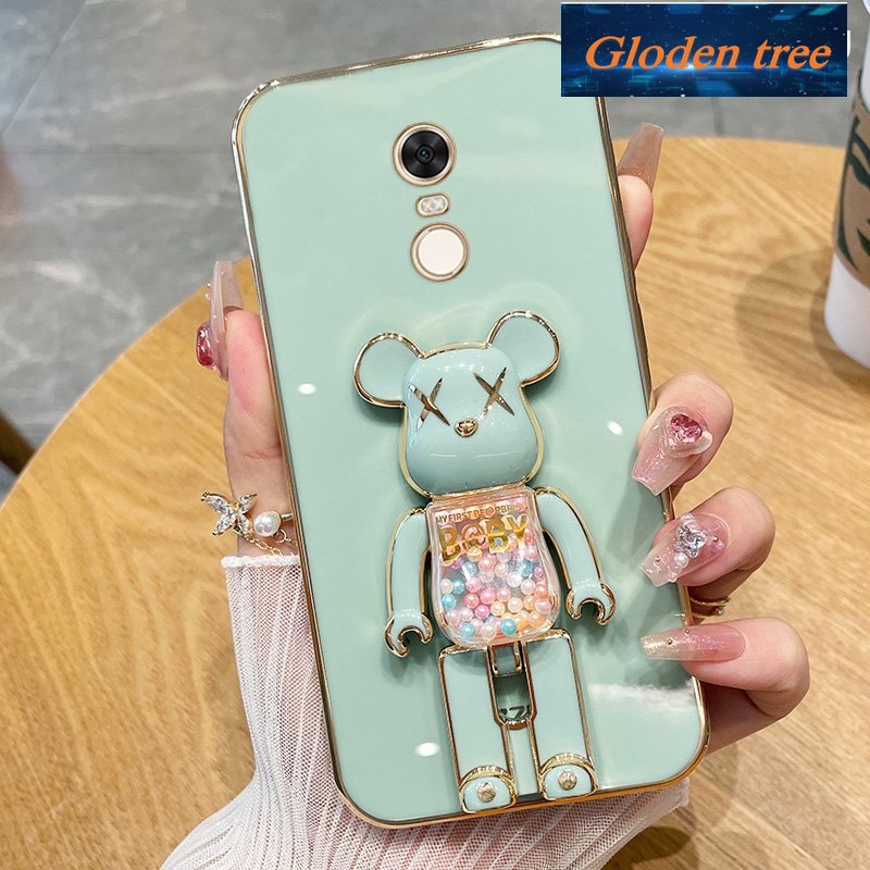 Toserbaloden tree -motifasing redmi 5 plus xiaomi redmi note 5 pro Casing ponsel kritingoftcase senggollectroplated silikon tahan guncangan umakurotector krancangan baru suketloden