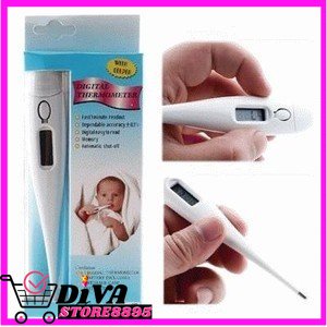 Putih Termometer Digital Thermometer Alat Pengukur Suhu Tubuh DIVA STORE