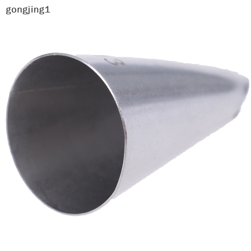 Ggg 5Pcs Daun Nozel Stainless Steel Icing Piping Nozel Tips Pastry Kue Dekorasi ID