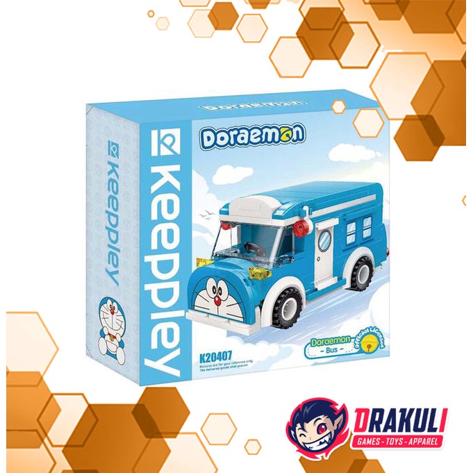 Toys Qman Keeppley Doraemon Bus K20407