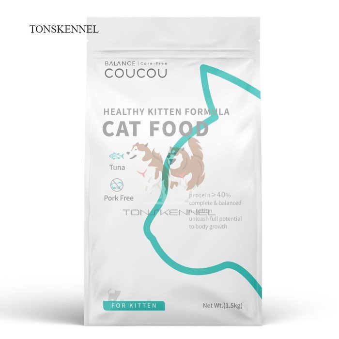 Coucou Dry Cat Food Makanan Kucing 1.5 KG Adult Kitten All Life Stage