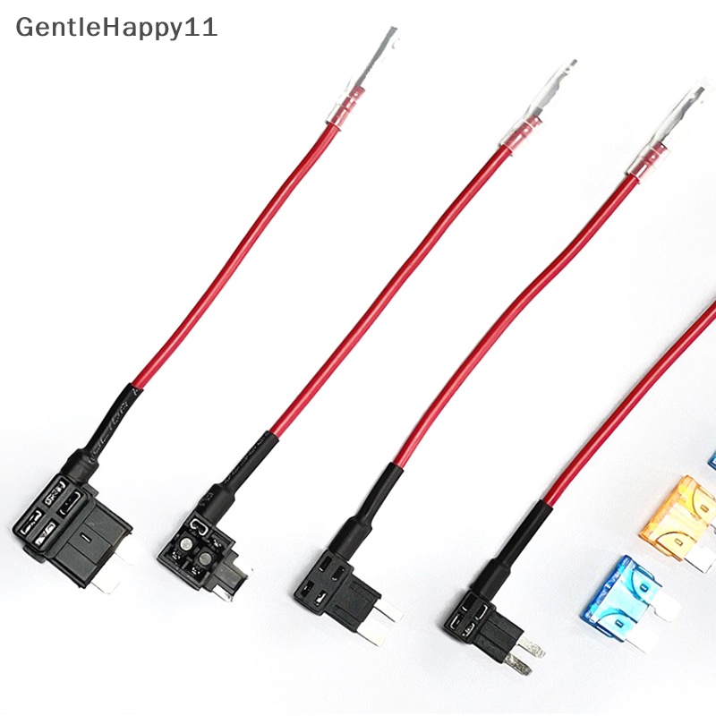 Gentlehappy 12V Fuse Holder Add-a-circuit TAP Adapter Micro Mini Standard Ford ATM APM Blade Auto Fuse Dengan 10A Blade Car Fuse Dengan Holder id