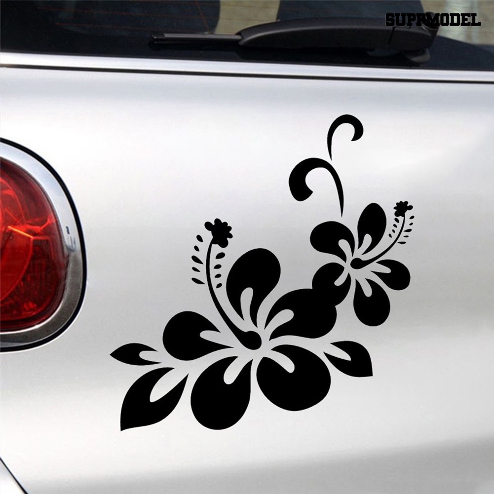 [SM]Flower Floral Auto Decal Sticker Perekat Diri Dekorasi Jendela Body Mobil