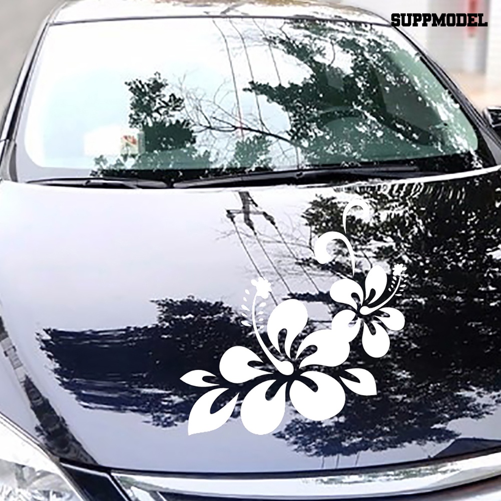 [SM]Flower Floral Auto Decal Sticker Perekat Diri Dekorasi Jendela Body Mobil