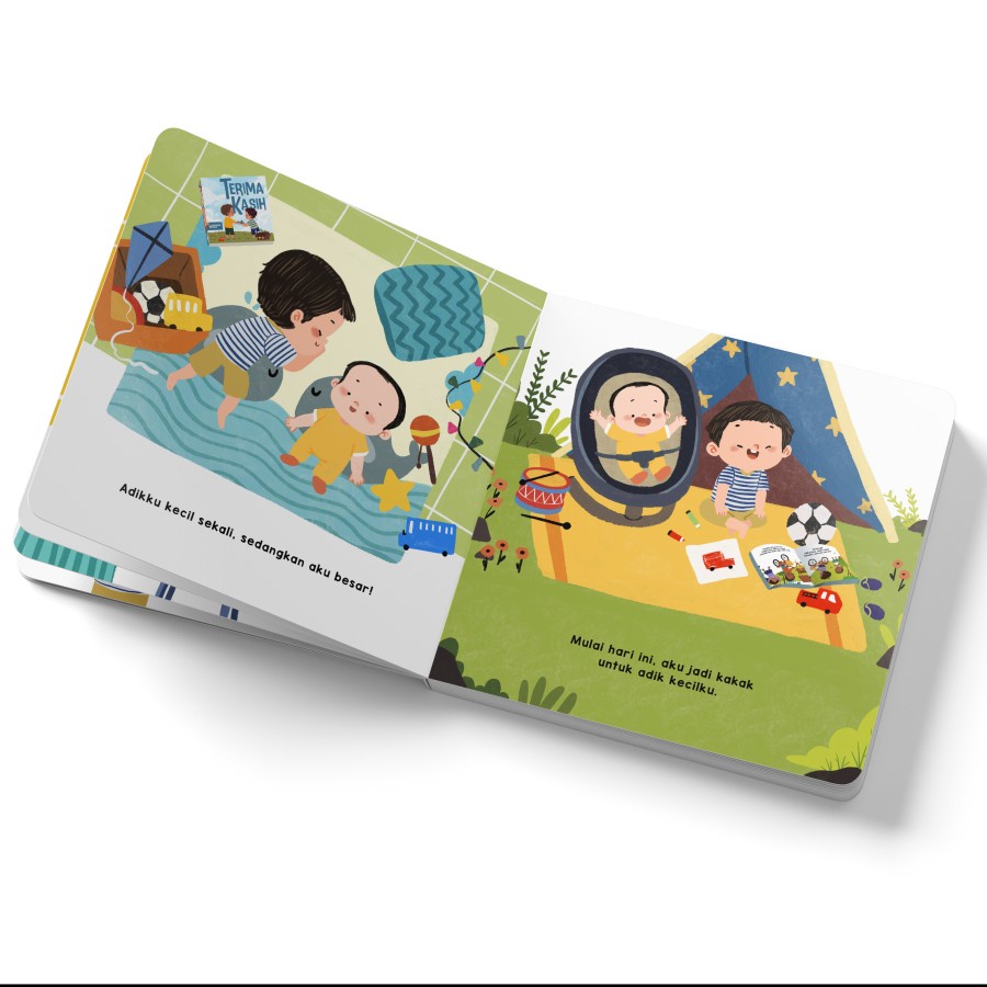 Tentang Anak - Board Book Menjadi Kakak Laki-laki | Buku Cerita Gambar