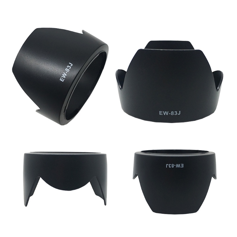 Cre EW-83J Lens Hood Sunshade Cover Untuk EF-S 17-55mm F2 8 ISUSM Lens Replacement Pelindung Lensa Kamera EW83J