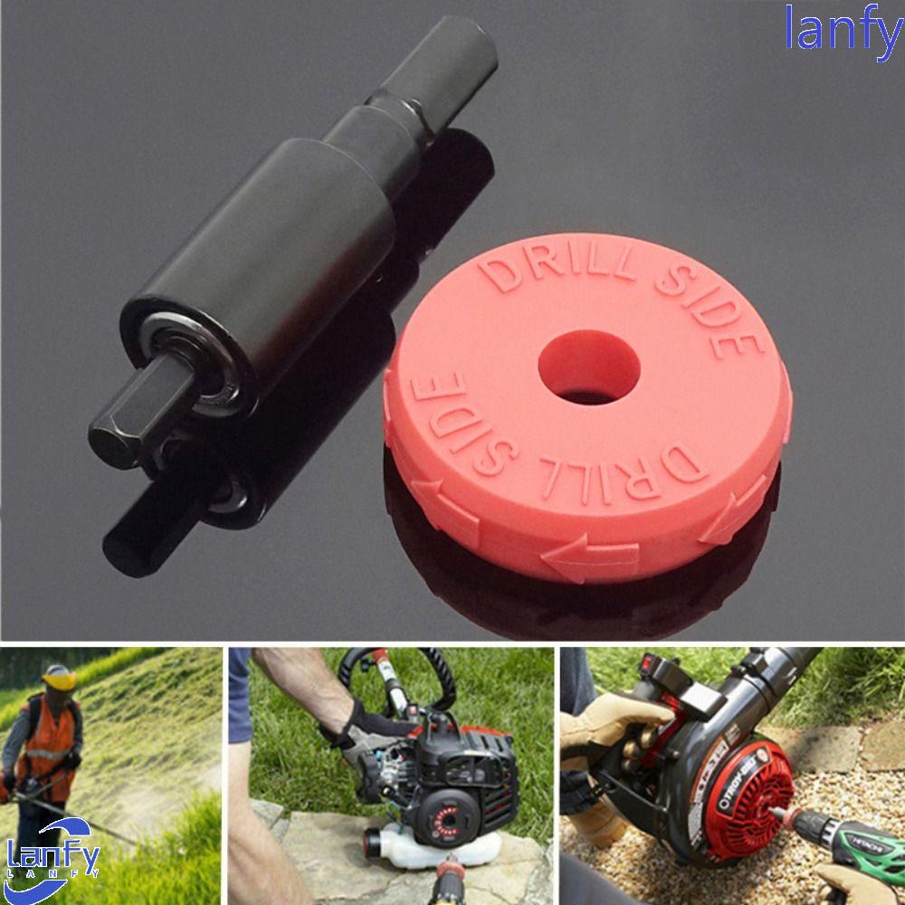 Lanfy Electric Start Drill Bit Easy Praktis Blower Daun Cultivator Awet Untuk String Trimmer Mesin Motor Starter