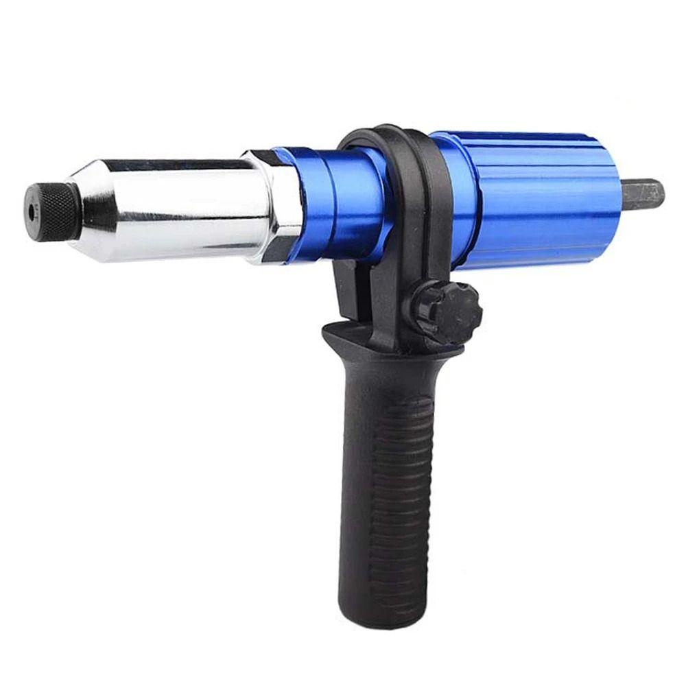 Populer Rivet Gun Adapter Kualitas Tinggi Power Alat Aksesoris Aluminium Casting Housing Electric Riveting Riveter Insert Tool Untuk Untuk Bor Cordless