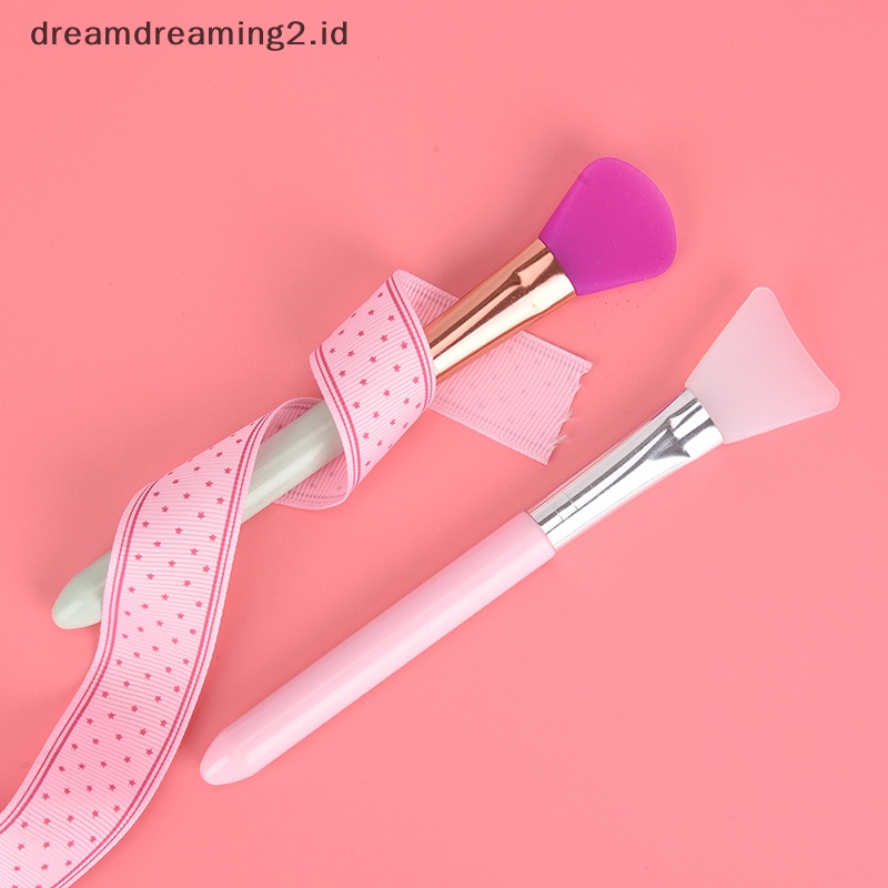 (drea) 1pc Makeup Silicone Brush Masker Wajah Mud Mixing Perawatan Kulit Wajah 3pola //