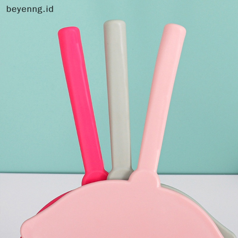 Beyen 1PC Cermin Rias Genggam Bentuk Bibir Makeup Mirror DIY Mini Cermin Kecil ID
